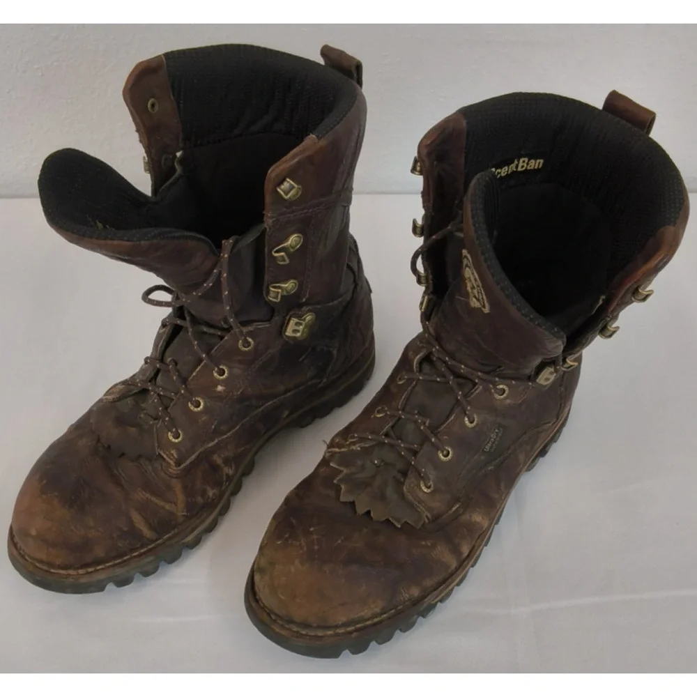 Red Wing Irish Setter Hunt 861 Boots Mens 12D Brown Leather Hunting Boots #W5293
